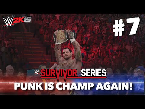 PUNK IS CHAMP AGAIN - WWE 2K15 Showcase "Hustle, Loyalty, Disrespect" Part 7