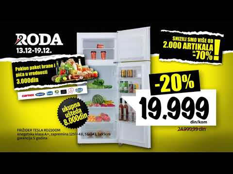 Velika rasprodaja u Rodi 13.12 - 31.12.2019.