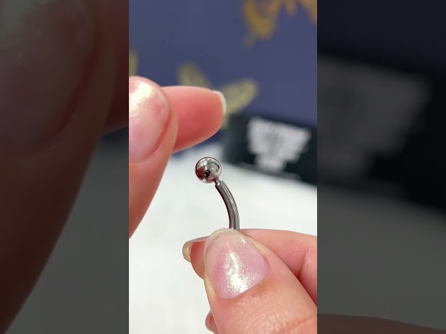 Vídeo relacionado con Funseedrr 316L Acero quirúrgico Barra Curvada Curved Barbell Piercing doblada internamente (1,6 2 2,5 3 4 5 6 8 10mm)