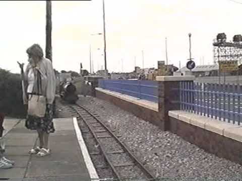 RHYL MINIATURE RAILWAY. JOAN BECOMES "BLACKBEARD" FOR THE DAY