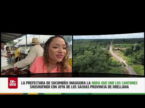 YOFRE POMA HACE HISTORIA CON INAGURACIÓN DE 13 KM ASFALTO EN LA MAGDALENA SHUSHUFINDI,  PARTE 1