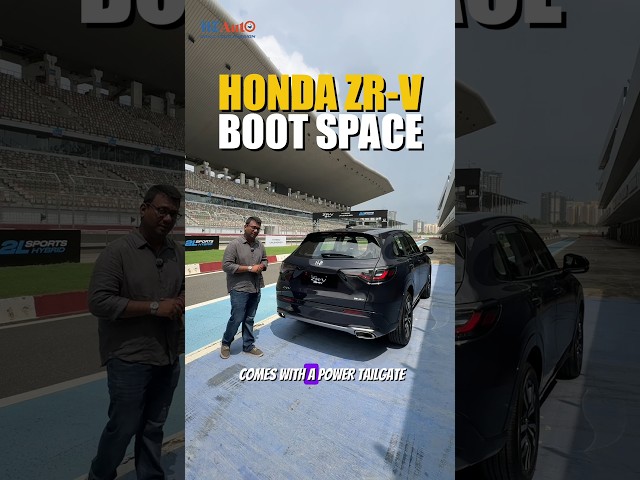 How much boot space does Honda ZR-V offer?