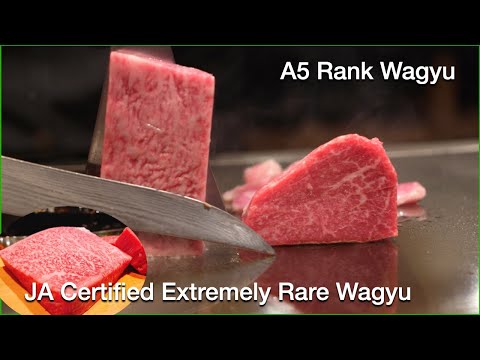 EXTREMELY RARE WAGYU BEEF - A5 Rank Ishigaki Wagyu, Teppanyaki Steak Ishida Ishigaki [2021]