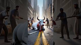 &quot;Bad People Attacked a Helpless Cow &quot;#humanity #animals #cow #rescueanimals #shorts #entertainment