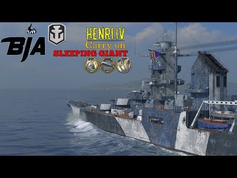 World of Warships- Henri IV- Carry on Sleeping Giant (246,000 Damage)