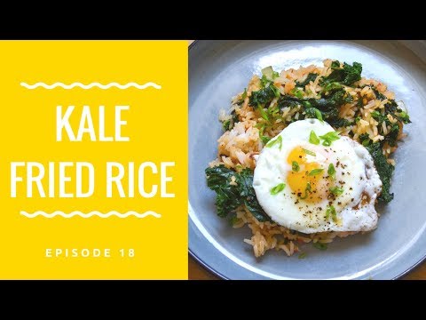 DELICIOUS KALE FRIED RICE RECIPE | How To Make Fried Rice