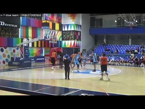 PABLO ORENGA   n 7 blue team  EBA Movistar Estudiantes vs Guimar   03 12 2021