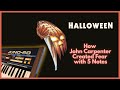 How John Carpenter Created Fear with 5 Notes | The Halloween Theme Synth Story