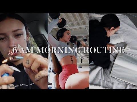 MY PRODUCTIVE & REALISTIC 6 A.M. MORNING ROUTINE | + day 13 of 75 hard challenge