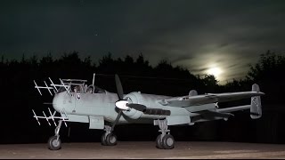 preview picture of video 'German HE219 Nightfighter UHU 2 now painted up FLYING at St Helens'