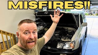 Misfires on Project Lexus  - Diagnosing and fixing
