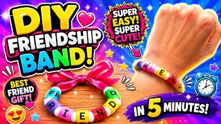 How to Make a Friendship Bracelet at Home 💖 | Easy DIY Friendship Band