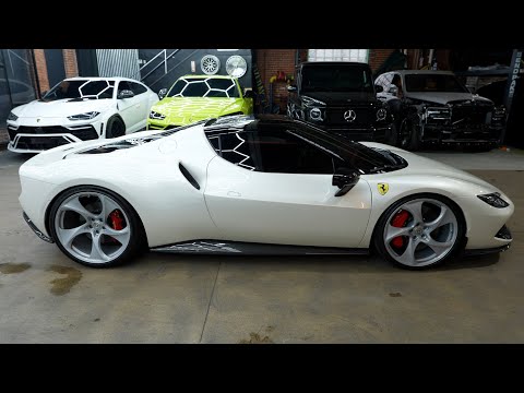 SLAMMED FERRARI 296 + EXOTIC ANIMALS VISIT RDB.... 