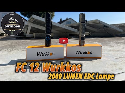 Wurkkos FC12 EDC Taschenlampe 2000 Lumen