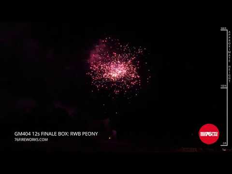 GM404 12s Finale Box: Red, White, & Blue Peony