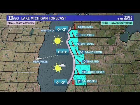 Beach & Boating Forecast: Friday August 4, 2023