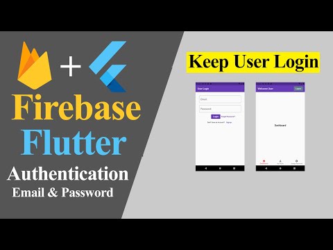 Flutter Firebase Email Password Auth Keep User Login Hindi