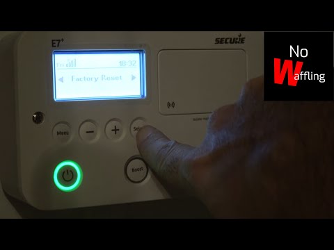 How to FACTORY RESET Secure E7+ Smart Immersion Heater Control Unit HWC Controller - Beginners guide