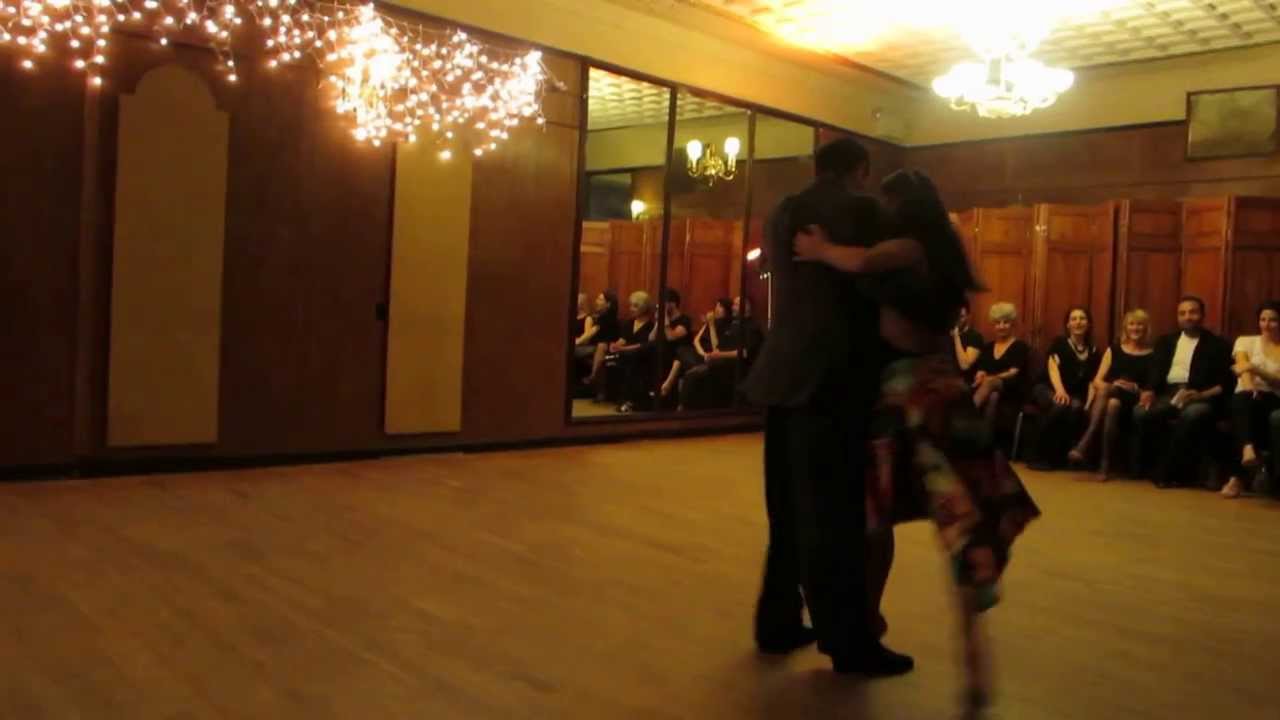 Carolina Jaurena , Andres Bravo & Miguel Angel Bravo Jaurena at La Milonga Rosa