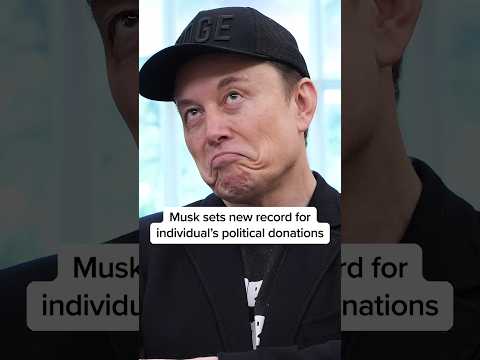 Musk sets new record for individual political donations