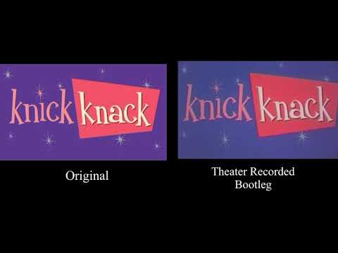 Pixar Short - Knick Knack (Original VS Theater Recorded Bootleg Comparison)