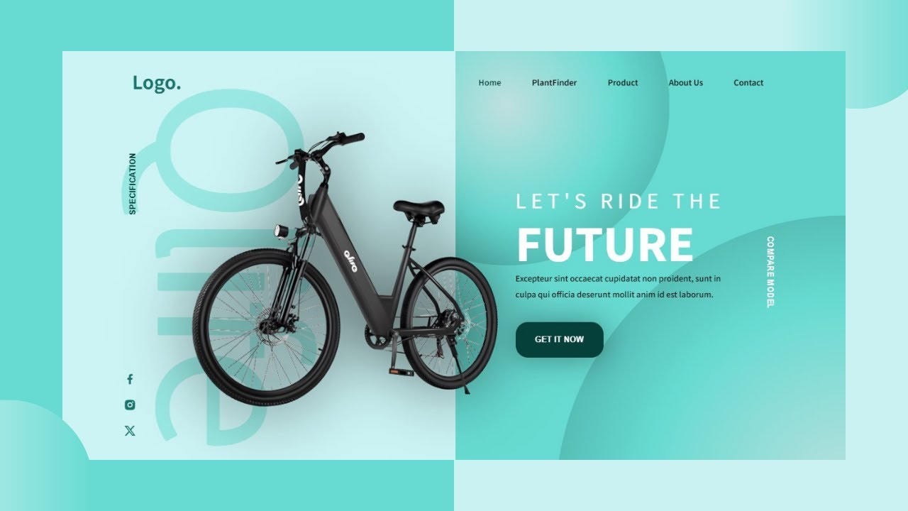 Create an Eye-Catching Hero Section with Stunning Animations | HTML, CSS & JavaScript Tutorial