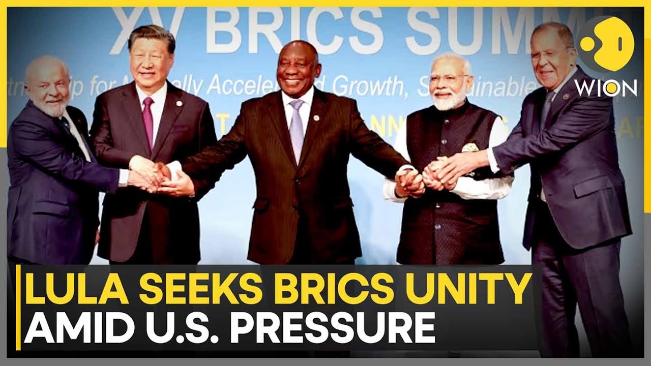 Brazil's Lula Pushes BRICS Unity as U.S. Tariffs Spike | Trump Tariff | WION
