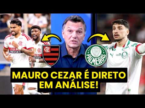 “Eu vejo UMA DIFERENÇA MUITO GRANDE entre o que FLAMENGO e PALMEIRAS FIZERAM, que…” | MAURO CEZAR