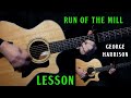 how to play "Run Of the Mill" on guitar by George Harrison | acoustic guitar lesson tutorial