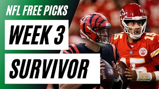 NFL Survivor Week 3 Win Probabilities Tool: Risky Favorites