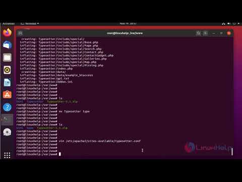 How to Install Typesetter CMS on Ubuntu 20.4.1 | LinuxHelp Tutorials