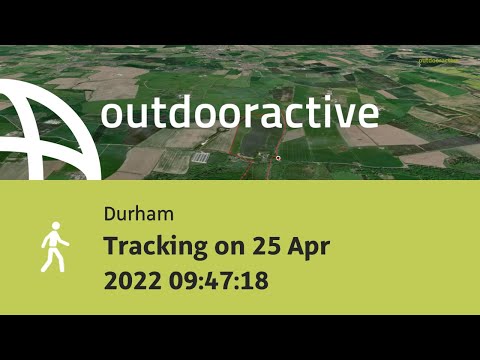 Hurworth burn Tracking on 25 Apr 2022 09:47:18