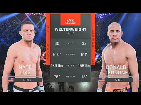 "UFC 196" Nate Diaz Vs. "UFC 187" Donald Cerrone : EA Sports UFC 5 Simulations : UFC 5 (PS5)