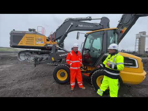 Hall Construction take delivery of brand new EC950FL