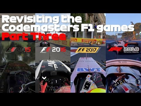 Revisiting the Codemasters F1 games - Part 3: F1 2015, F1 2016, F1 2017 & F1 2018