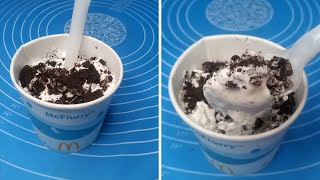 How to make McDonald's Oreo McFlurry at Home | McDonald's McFlurry Oreo Icecream | Creamy McFlurry