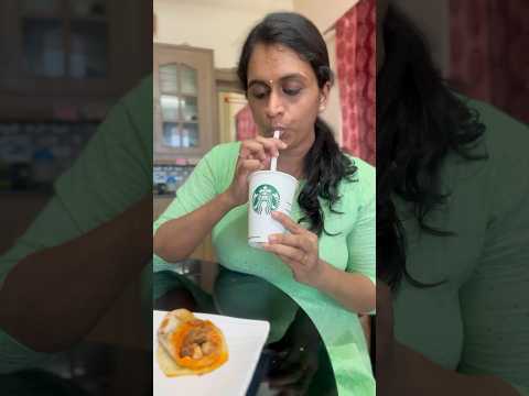 I ate only STARBUCKS 🥤☕️for 24 HOURS |Food Challenge 😱#subitha #foodchallenge #challenge #shorts