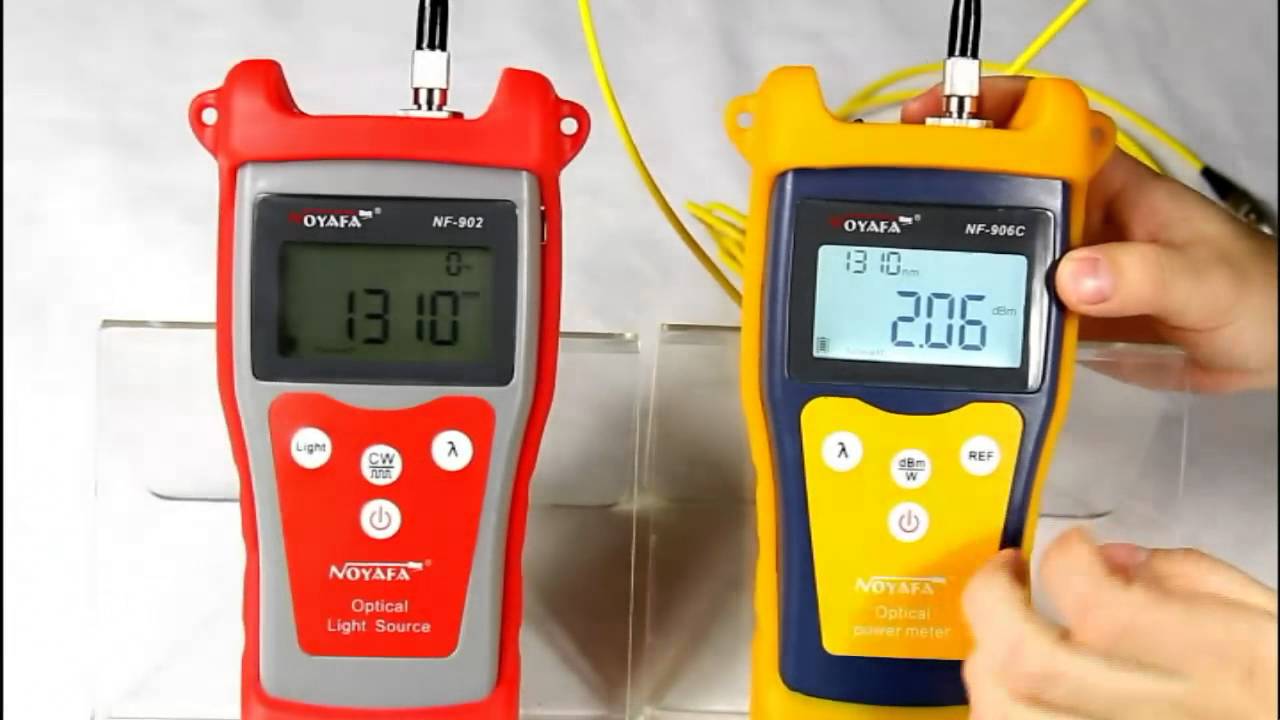 NOYAFA optical light source NF-902 & fiber optical power meter NF-906A/C