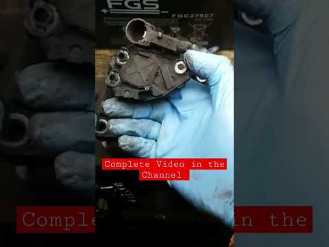 Alternator Carbon Brush Changing, #diy #mechanic #shorts