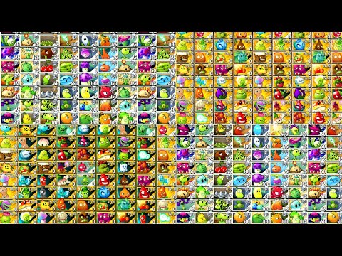 Every Plant MAX LEVEL - POWER-UP! Primal Plants vs Zombies 2 Ultimate Power PVZ 2