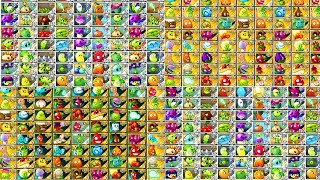 Every Plant MAX LEVEL - All Tiles POWER-UP! Primal Plants vs Zombies 2 Ultimate Power PVZ 2