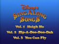 Disney S Sing Along Songs 1990 Promo Under The Sea Variation DVD Quality