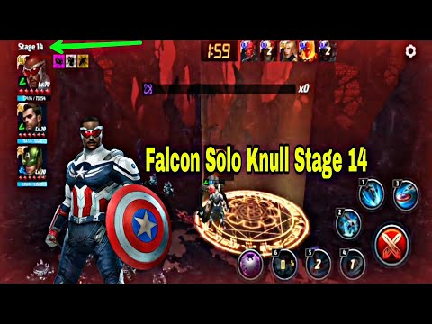 Falcon Best T3 Character WBL Knull 10 To 14 Stage For F2P - Marvel Future Fight
