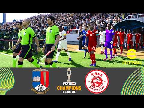 🔴15 de AGOSTO vs SIMBA SC CAF QUALIFIERS ⚽CAF CHAMPIONS LEAGUE 25/26 ⚽ eFootball Gameplay PES 2021