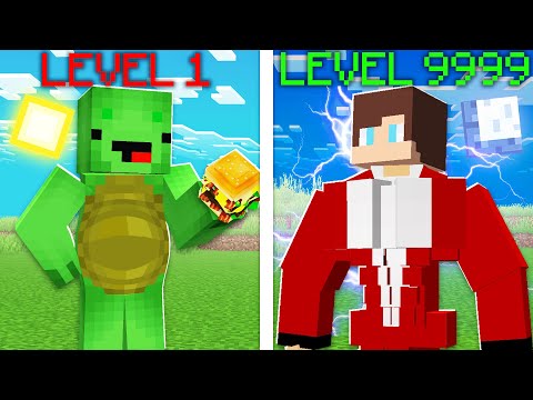 Fat Mikey VS Fit JJ In Minecraft challenge - Mikey Maizen mazen gameplay