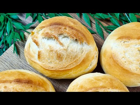 Crusty Homemade Bread Rolls Ready in Under 2 Hours With Just 6 Ingredients