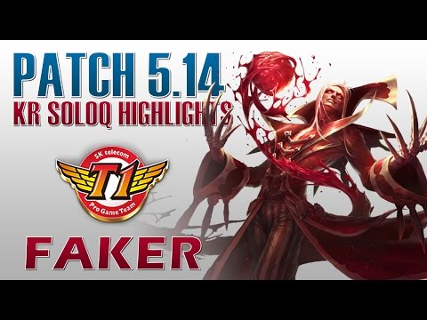 SKT T1 Faker - Vladimir Mid Lane - KR SoloQ Highlights