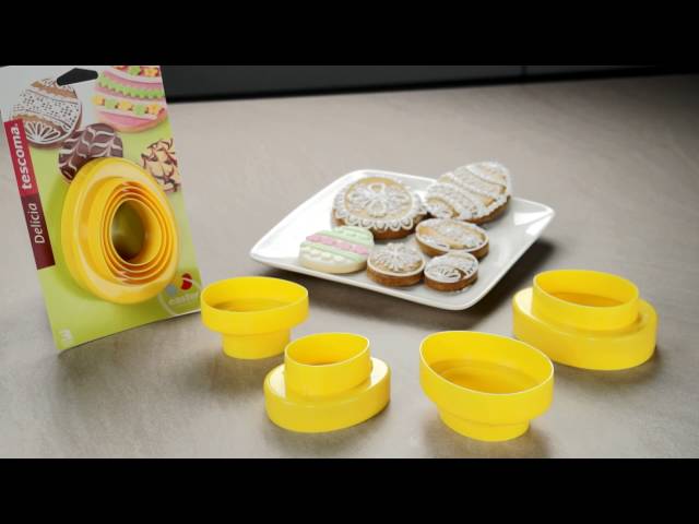 Video teaser for Double-sided cookie cutters DELÍCIA, chicks,  hare and buterfly