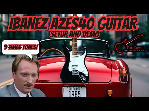 Ibanez AZES40 Guitar - Setup and Demo