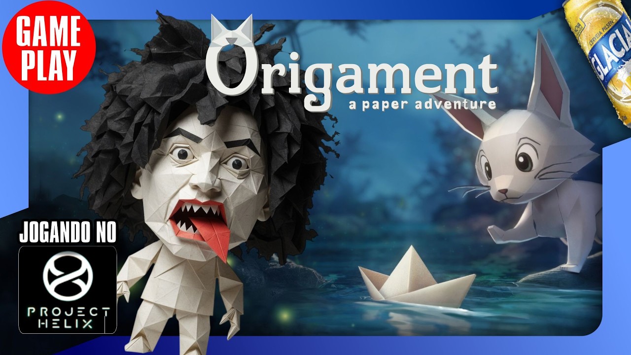 🎮🚨 AO VIVO  -  JOGANDO Origament , UMA AVENTIRA DE PAPEL no Project Helix !!! #Origament